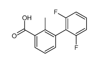 3-(2,6-difluorophenyl)-2-methylbenzoic acid Structure