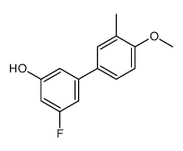 3-fluoro-5-(4-methoxy-3-methylphenyl)phenol结构式