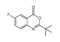 2-(tert-butyl)-6-fluoro-4H-benzo[d][1,3]oxazin-4-one Structure