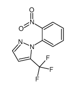 1-(2-NITROPHENYL)-5-(TRIFLUOROMETHYL)-1H-PYRAZOLE structure