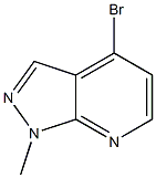 4-溴-1-甲基-1H-吡唑并[3,4-b]吡啶结构式