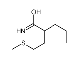 2-(2-(Methylthio)ethyl)pentanamide Structure