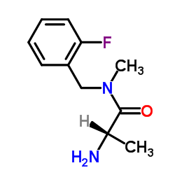 N-(2-Fluorobenzyl)-N-methylalaninamide结构式
