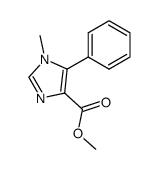 methyl 1-methyl-5-phenyl-1H-imidazole-4-carboxylate结构式