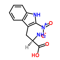 2-Nitro-D-tryptophan Structure