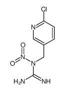 1-[(6-chloropyridin-3-yl)methyl]-1-nitroguanidine结构式