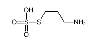 S-(3-aminopropyl)thiosulfuric acid ester结构式