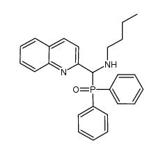 quinolin-2-yl(butylamino)methyldiphenylphosphine oxide Structure