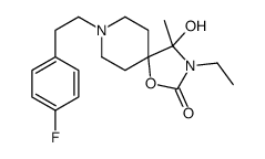 3-ethyl-8-[2-(4-fluorophenyl)ethyl]-4-hydroxy-4-methyl-1-oxa-3,8-diazaspiro[4.5]decan-2-one Structure