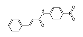 β-Phenylacrylic acid 4-nitroanilide结构式