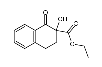 ethyl 2-hydroxy-1-oxo-1,2,3,4-tetrahydronaphthalene-2-carboxylate结构式