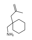 [1-(2-methylprop-2-enyl)cyclohexyl]methanamine结构式