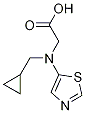 (Cyclopropyl-thiazol-5-ylMethyl-aMino)-acetic acid Structure