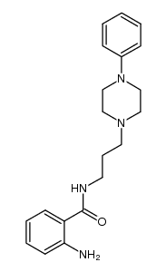 1-(3'-o-amino-N-benzamido)-propyl-4-phenylpiperazine Structure