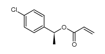 (S)-1-(4-chlorophenyl)ethyl acrylate Structure