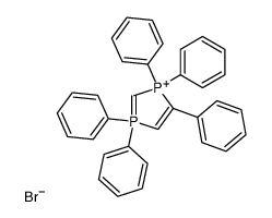 1,1,3,3,5-Pentaphenyl-1H-3λ5-[1,3]diphosphol-1-ium; bromide结构式