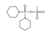 di(piperidin-1-yl)phosphoryl methanesulfonate结构式