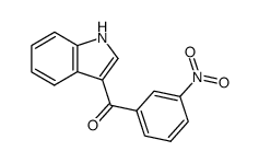 3-(3-nitrobenzoyl)indole Structure