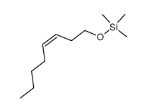 (Z)-trimethyl(oct-3-en-1-yloxy)silane Structure