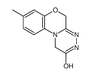 8-methyl-3,5-dihydro-1H-[1,2,4]triazino[3,4-c][1,4]benzoxazin-2-one结构式