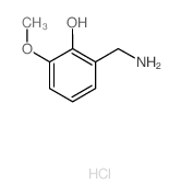 2-(aminomethyl)-6-methoxyphenolhydrochloride structure