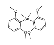 bis(2,6-dimethoxyphenyl)dimethyltin结构式
