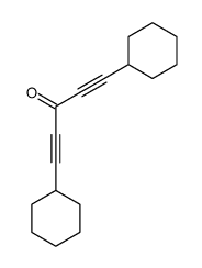 1,5-dicyclohexylpenta-1,4-diyn-3-one结构式