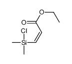 ethyl 3-[chloro(dimethyl)silyl]prop-2-enoate Structure