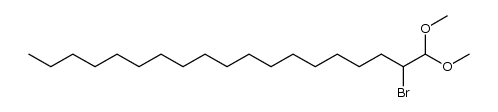 2-bromo-1,1-dimethoxynonadecane结构式