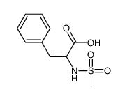 2-(methanesulfonamido)-3-phenylprop-2-enoic acid结构式