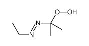 2-ETHYLAZO-2-PROPYLHYDROPEROXIDE结构式