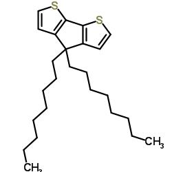 4,4-二辛基-环戊[2,1-b：3,4-b']二噻吩结构式