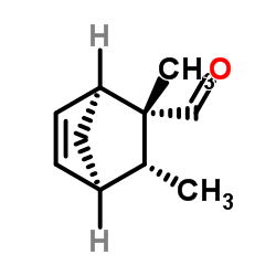 Bicyclo[2.2.1]hept-5-ene-2-carboxaldehyde, 2,3-dimethyl-, (1S,2R,3R,4R)- (9CI) Structure