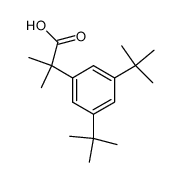 2-(3,5-di-t-butylphenyl)-2-methylpropanoic acid Structure