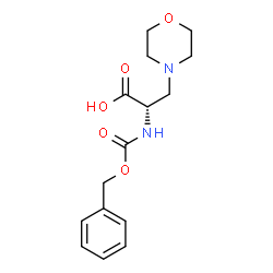 N-[(Benzyloxy)carbonyl]-3-(4-morpholinyl)-L-alanine结构式