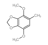 4,7-dimethoxy-5-methyl-1,3-benzodioxole Structure