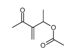 (3-methylidene-4-oxopentan-2-yl) acetate结构式