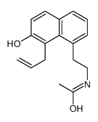 N-[2-(7-hydroxy-8-prop-2-enylnaphthalen-1-yl)ethyl]acetamide Structure