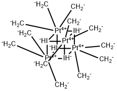 Platinum, tetra-μ3-iodododecamethyltetra- Structure