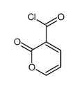 2H-Pyran-3-carbonyl chloride, 2-oxo- (8CI,9CI) structure