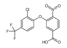 3-[2-chloro-4-(trifluoromethyl)phenoxy]-4-nitrobenzoic acid Structure