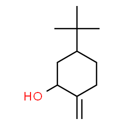 Cyclohexanol,5-(1,1-dimethylethyl)-2-methylene-cis- Structure