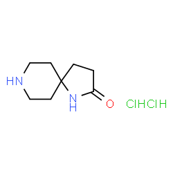 1,8-Diazaspiro[4.5]decan-2-one dihydrochloride Structure