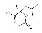 D-α-acetoxy-isocaproic acid结构式