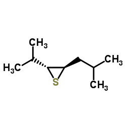 Thiirane, 2-(1-methylethyl)-3-(2-methylpropyl)-, trans- (9CI) picture