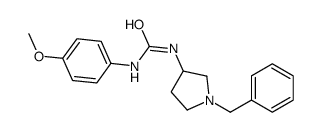 1-(1-benzylpyrrolidin-3-yl)-3-(4-methoxyphenyl)urea Structure