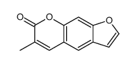 6-methylfuro[3,2-g]chromen-7-one Structure