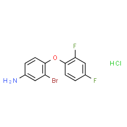 3-bromo-4-(2,4-difluorophenoxy)aniline hydrochloride picture