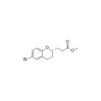 Methyl (S)-3-(6-bromochroman-2-yl)propanoate Structure