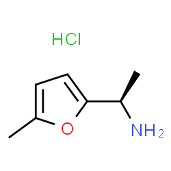 (R)-1-(5-甲基呋喃-2-基)乙胺盐酸盐结构式